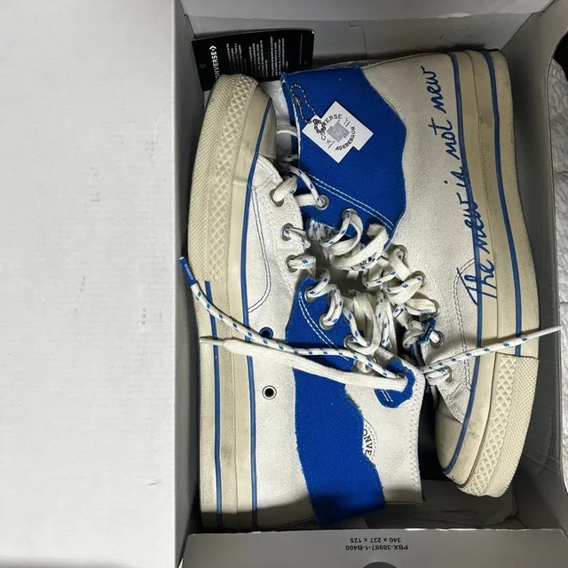 Ader Error x Converse Chuck High Sneakers 280 Size Cream