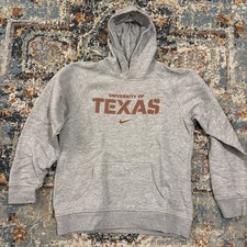 Texas Longhorns Genuine Grey Hoodie Youth Large