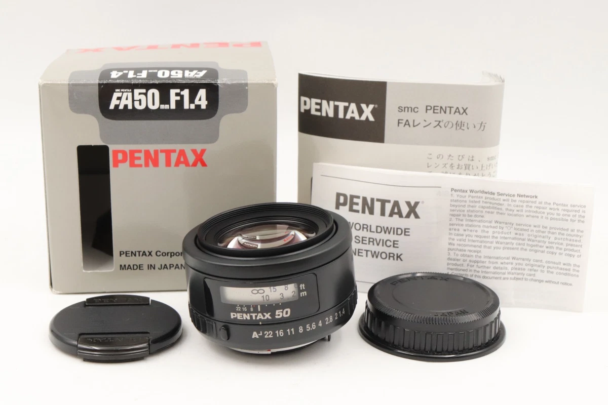 Pentax FA f/1.4 Camera Lenses 50mm Focal for sale | eBay