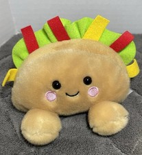 Palm Pals Fiesta Taco Aurora Plush Beanbag Stuffed Animal Toy 4” 2022