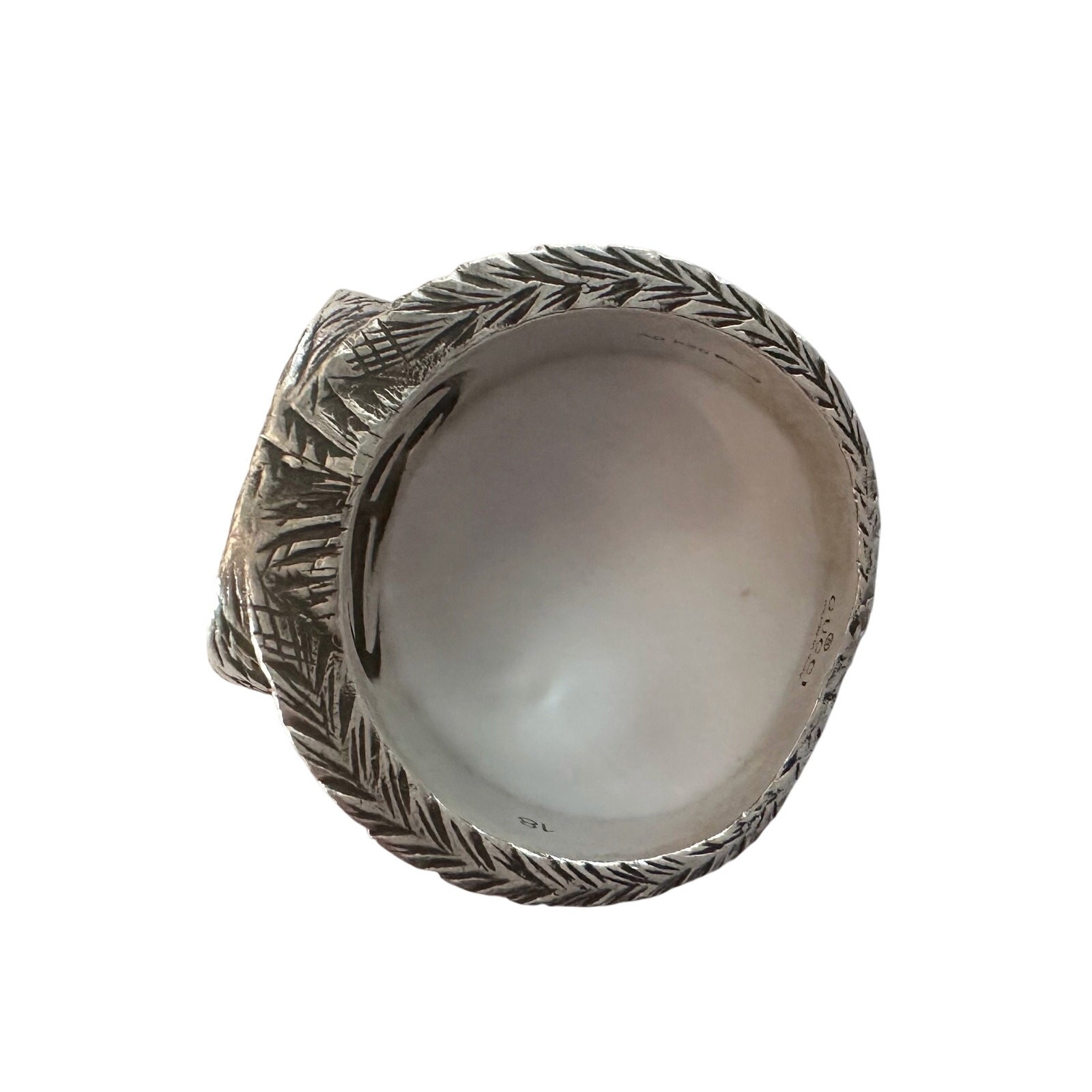 Gucci Interlocking G Arabesque Ring Sterling Silv… - image 10