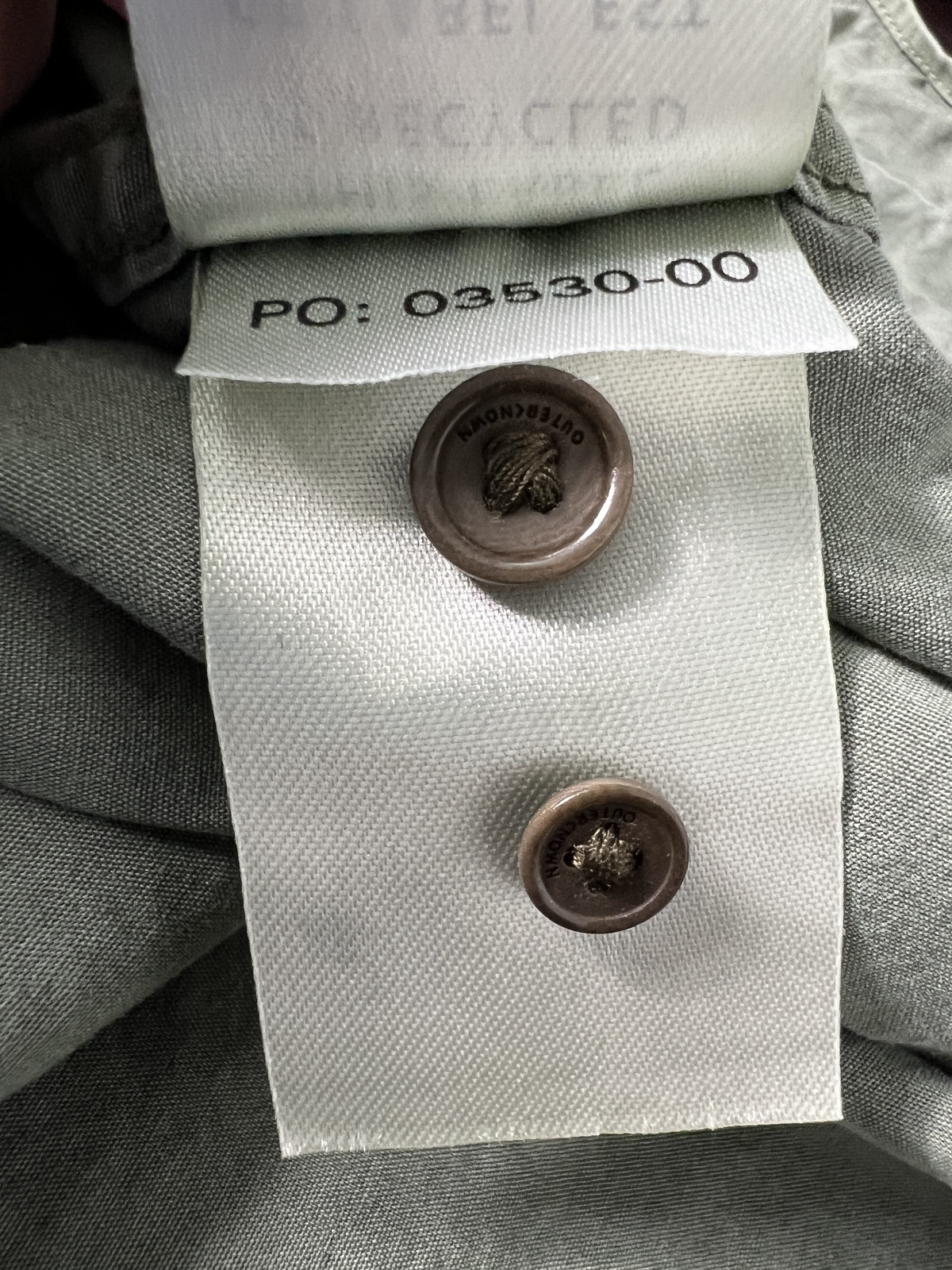 Outerknown The Studio Shirt Button-Down Men's Siz… - image 13