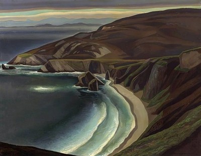 The Irish Sea Coast Donegal by Rockwell Kent   1926 Ireland Coastal Landscape