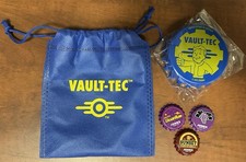 Fallout Jones Soda Co Vault-Tec Magnetic Bottle Cap Opener W/3 Caps - NEW/Promo