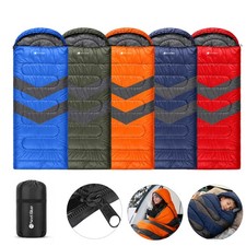 4 Season Sleeping Bag Waterproof Camping Hiking Outdoor Envelope Adult Warm Bag