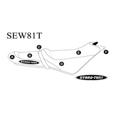 Hydro-Turf Seat Cover for Sea-Doo Spark, Trixx 2-Up Comfort Seat (14-23)
