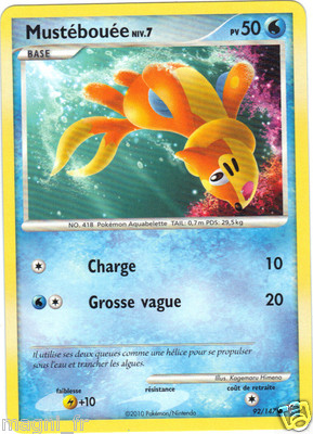 Pokémon Nr. 92/147 - MUSTEBOUEE Level 7 - KP50