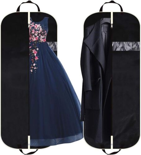 54" Garment Bag with Extra Large Pockets for Travel, Gusseted Suit Cover Mens... - Picture 3 of 7