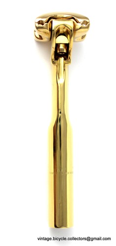 Campagnolo AERO Gold Plated Seatpost 26.8 Luxury Vintage Race Bike Made Italy - Picture 5 of 7