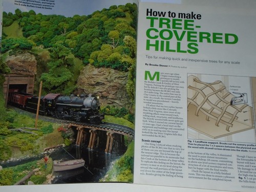 Model Railroader Magazine Vol79 No1 November 2012 How To Make Tree Covered Hills - Picture 5 of 15