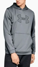 NWT Under Armour Men's Coldgear Hoodie - Gray - 1329743 - Size 2XL NEW