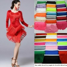 10Yard Tassel Fringe Fringing Trim 30cm/12" Drop Costume Sewing Crafts 24Colors