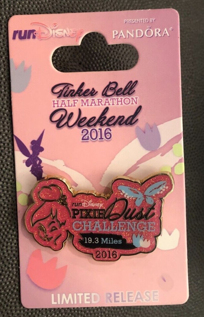 Disney pin 115412 Tinker Bell Half Marathon Pixie Dust Presented by Pandora