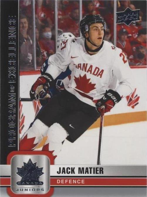 2023 Upper Deck Team Canada Juniors - Jack Matier #107 - 1 of 1