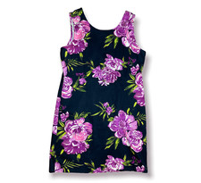David Wayne Vintage Women's Floral Sleeveless Dress Medium  RARE 