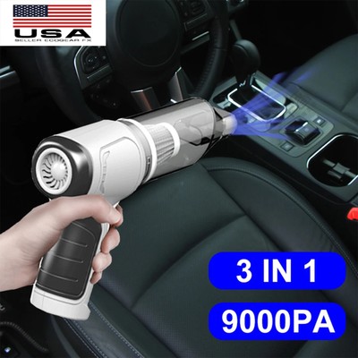 3 in 1 Upgrade Car Vacuum Cleaner Mini Air Blower Wireless Handheld Rechargeable