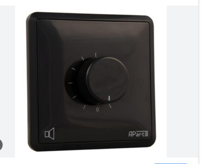 Apart Audio E-VOLST-BL Euro  4-16OhmLautstärkeregler by Biamp Systems NEU NEW