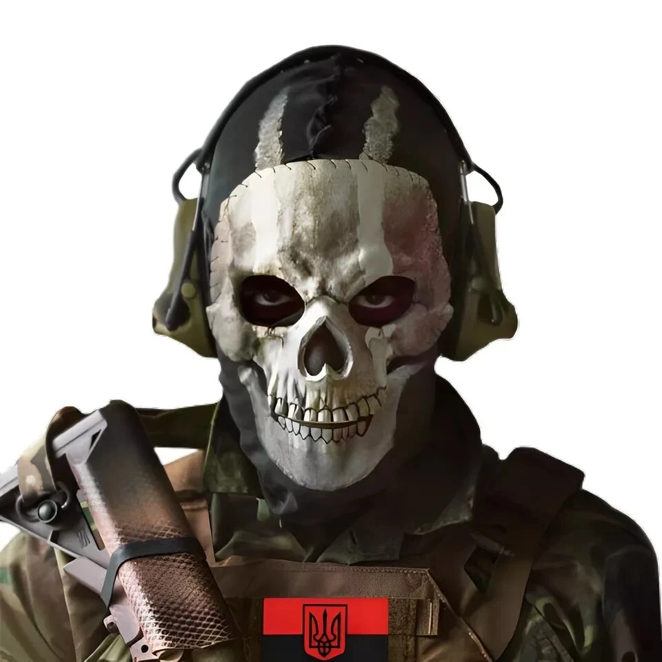 Call of Duty Ghost Skull Tactical Balaclava - Military Camo new 2025