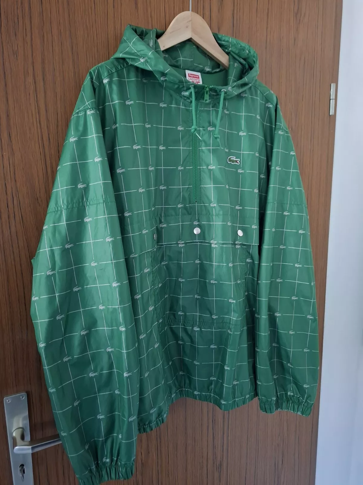 Veste veste nylon Supreme Lacoste grille réfléchissante XL
