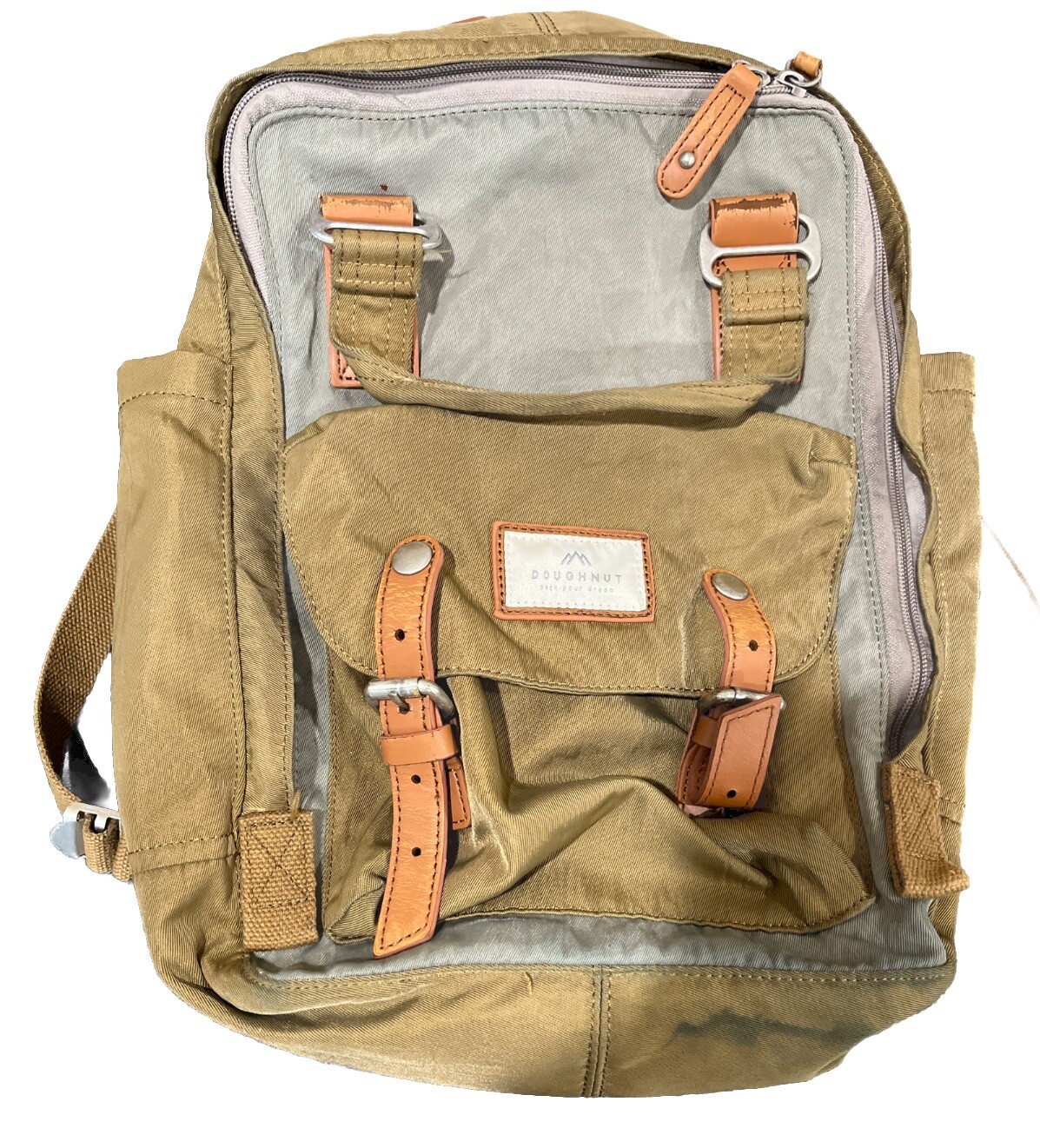 Mochila Donut Aventura Exterior Lona Ejército Senderismo Laptop Bolso Viaje Escuela