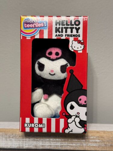 Micro Teenies Hello Kitty and Friends Kuromi 3" Micro Peluche Giocattolo Nuovo - Foto 2 di 7