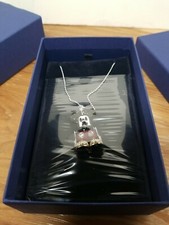 Swarovski Mickie Mouse Robot Pendent / Necklace -Rare -NEW SEALED