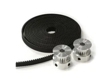 2 Aluminum 20 Teeth Pulley and 2 Meters GT2 Belt for many 3d Printers