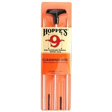 Hoppe's 3PA22 Rifle Cleaning Rod 22 Cal Aluminum 3-Piece Poly Bag
