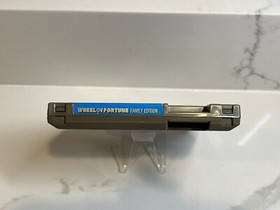 Wheel of Fortune Family Edition - 1990 NES Nintendo Game - Cart Only - TESTED!