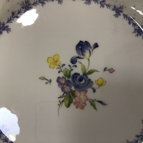 New Nikko Tableware Blue Peony Cake Serving Plate 10.75” Japan eBay
