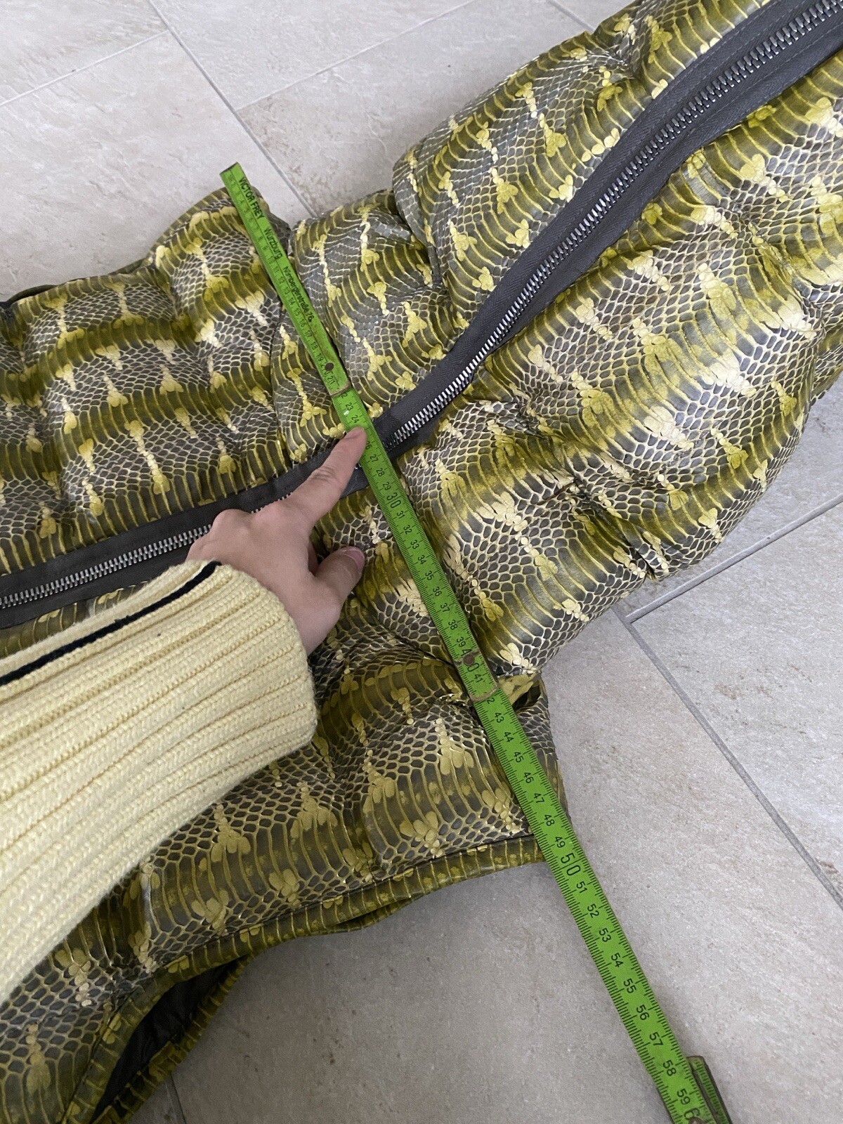 Rick Owens FW23 SEALED VEST PYTHON SNAKESKIN size… - image 4