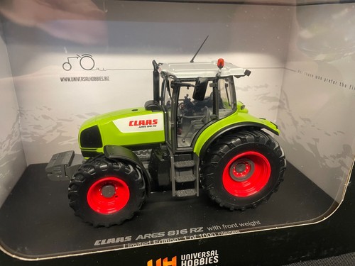UNIVERSAL HOBBIES 6661 1:32 SCALE CLAAS ARES 816 RZ TRACTOR WITH FRONT WEIGHT - Picture 2 of 2