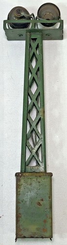 Metal Flood Light Towers green 11-1/4" Tall. & Street Lamp 7-1/2 Tall - Picture 2 of 7