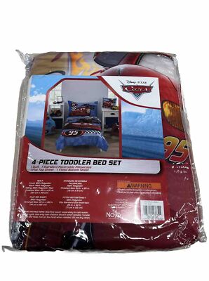 Disney Cars Radiator Springs 4-Piece Toddler Bed Set