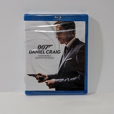 James Bond 007 Movie Factory Sealed Casino Royal Quantum of Solace Blu  Ray