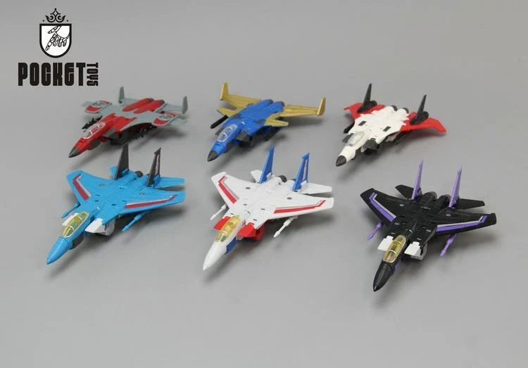 New Deformation toys Red Spider & hrust F-15 jet fighters team Toy Figure - Image 2 of 4