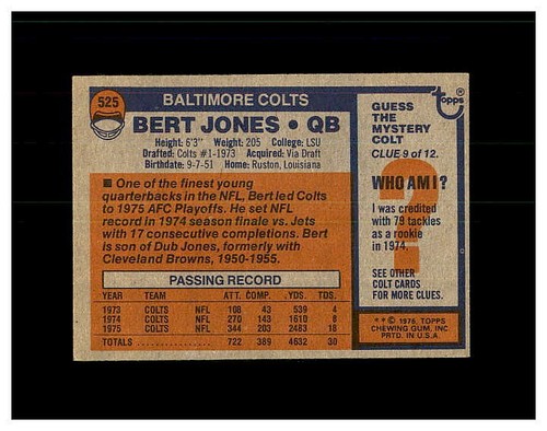 1976 TOPPS FOOTBALL #276-527 YOU PICK SEE PHOTOS OF EVERY CARD STARS NEW LISTING - Picture 389 of 473