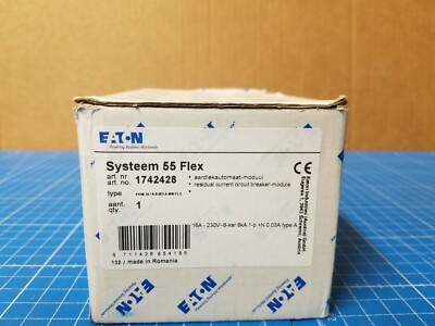 Eaton PKN6-16-1N-B-003-A-MW-FLO Aardlek.aut 6kA 1P+N 16A B-kar 30mA _0,4_5