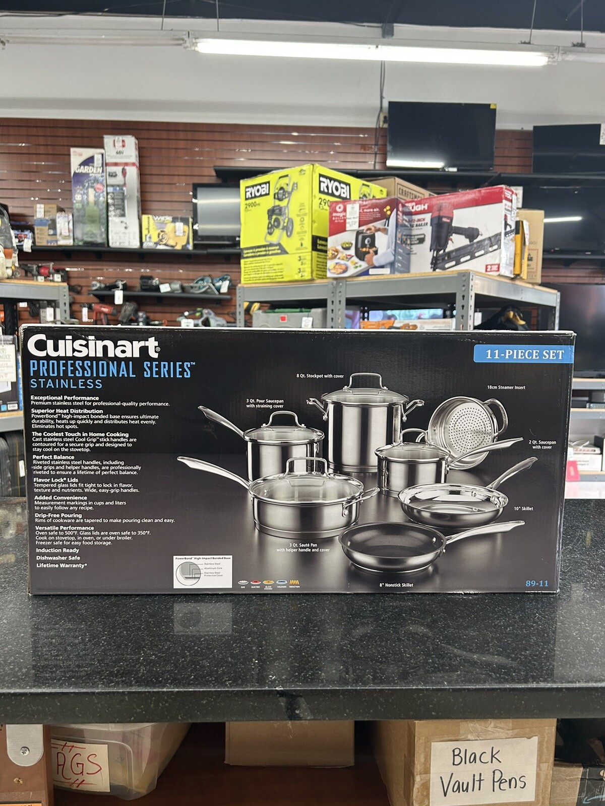 Cuisinart 11Piece Professional Stainless Cookware Set (8911