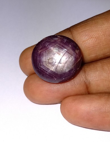 Big Size Natural Ruby 40.41 Cts Round Cabochon Loose Gemstone 18.1*17.3 MM R287 - Picture 5 of 6