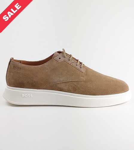 Baskets Hugo Boss Homme Bleu Suede/daim - Taille UK 8 EU 42 - état Très Bon