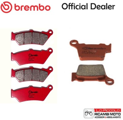 2X 07BB03SA+07BB0258 KIT BREMSBELÄGE BREMBO VORN+HINTEN BMW F 650 GS 1999-2012