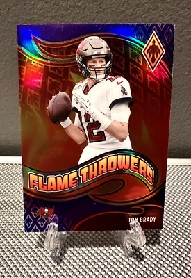 2021 Phoenix TOM BRADY #/125 SP Purple Prizm Flame Throwers Parallel Buccaneers
