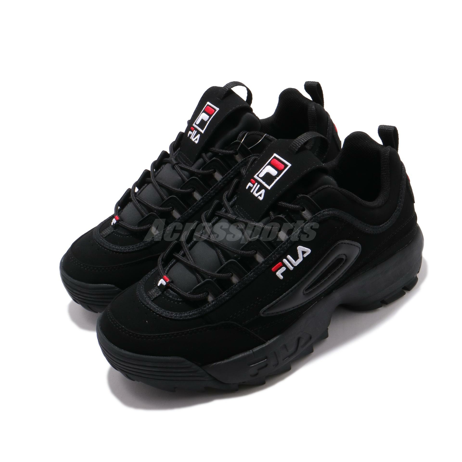 zapatos fila hombre negro
