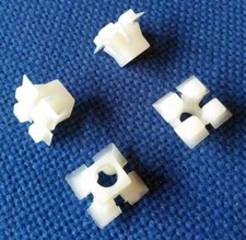 FIAT 128 COUPE' 4 MOLLETTE IN PLASTICA PER VITE REGOLAZIONE FARI ANTERIORI (373)