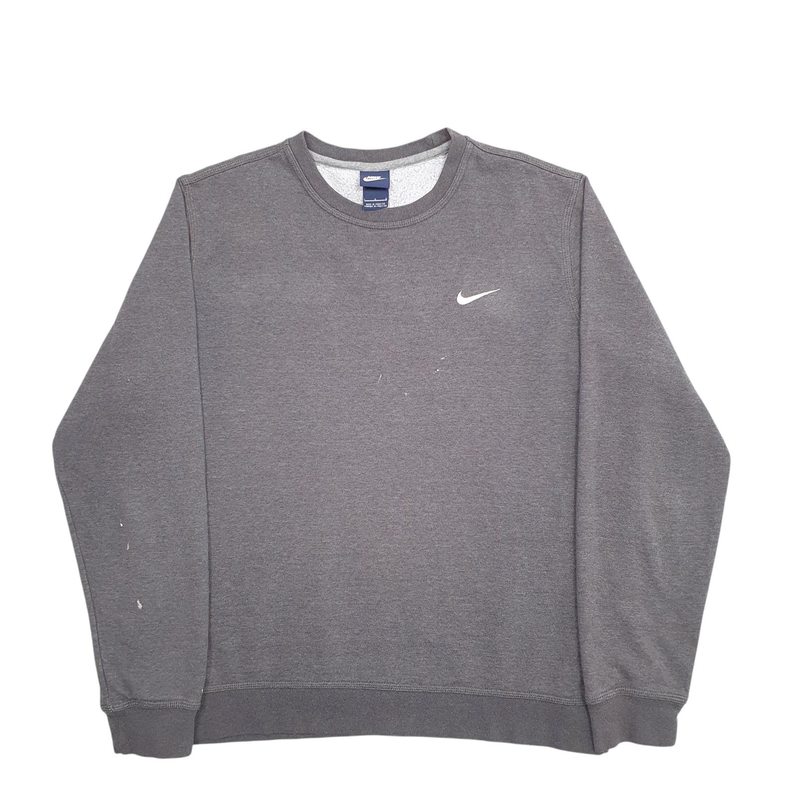 NIKE Crewneck Cotton Blend Jumper Sweatshirt Mens L