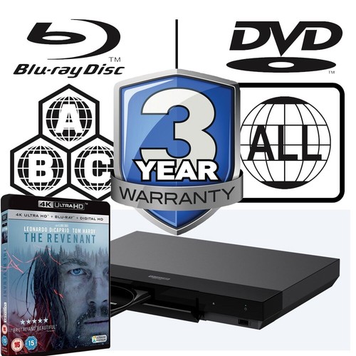 Sony Blu-ray Player UBP-X700 All Zone Code Free MultiRegion 4K The Revenant UHD - 第 1/8 張圖片