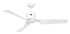 Energiespar Ceiling Fan with Remote Control 132 CM Eco Dynamix II White