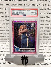 2019-20 Donruss Optic Zion Williamson RC #158 Rated Rookie Pink Disco /20 PSA 10