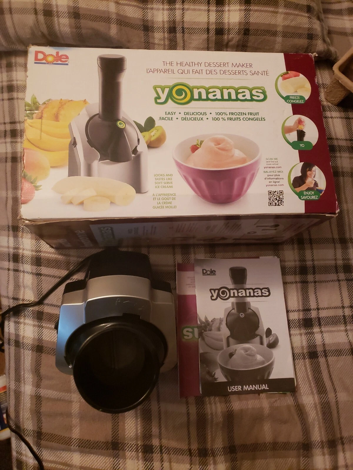 Yonanas Frozen Fruit Treat Maker (2011) Treat Maker. Tested & Works. Great Shape